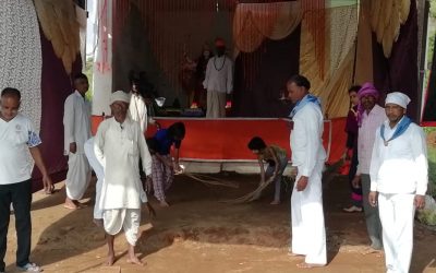 JAMHODI samithi of *CHHINDWARA district (Madhya Pradesh) does Seva