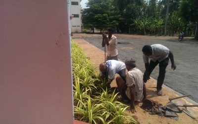Alcot Gardens samithi of East Godavari district (Andhra Pradesh) does Seva