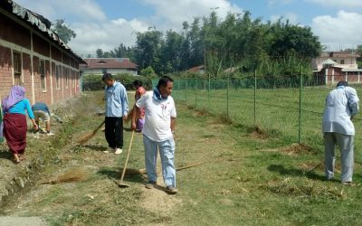 Khongjom samithi of Thoubal district (Manipur) does Seva