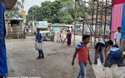 JATESWAR samithi of JALPAIGURI district (West Bengal) does Seva