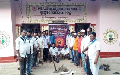 Naguan samithi of Bhadrak1 district (Odisha) does Seva