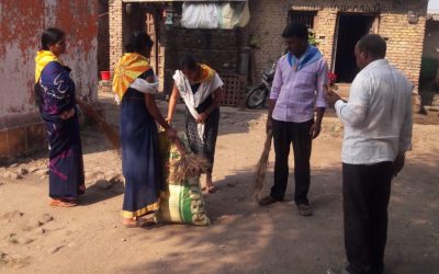 Nagthana samithi of Washim district (Maharashtra) does Seva