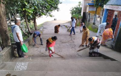 MAHALWADA samithi of *HOSHANGABAD district (Madhya Pradesh) does Seva