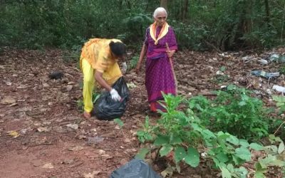 Panjim samithi of Goa district (Goa) does Seva