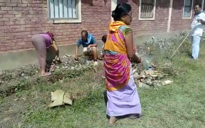 Khongjom samithi of Thoubal district (Manipur) does Seva