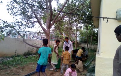 Cheekatimani Palli samithi of Anantapur district (Andhra Pradesh) does Seva