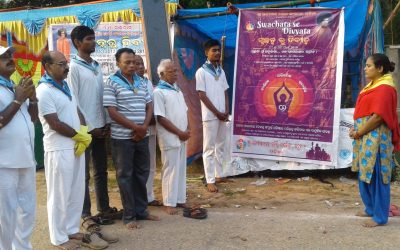 Markona samithi of Bhadrak1 district (Odisha) does Seva