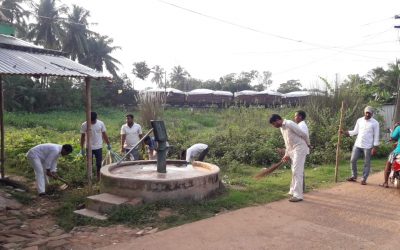Naguan samithi of Bhadrak1 district (Odisha) does Seva
