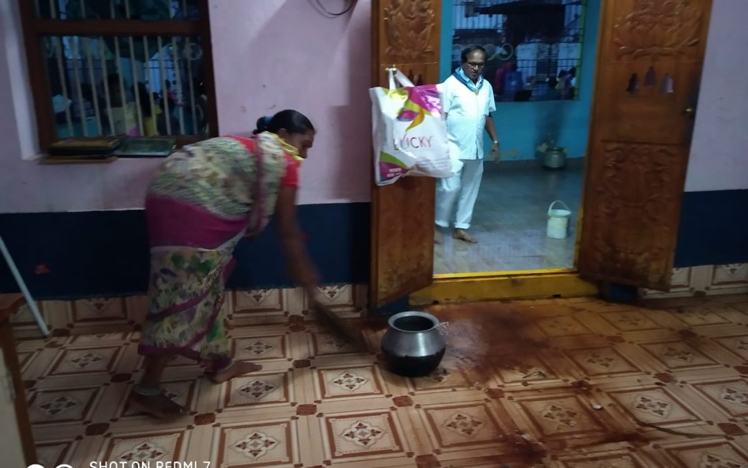 Madhavadhara samithi of Visakhapatnam district (Andhra Pradesh) does Seva