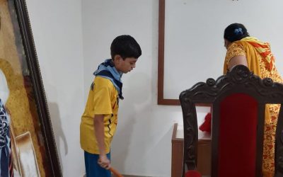 Manikonda samithi of Ranga Reddy district (Telangana) does Seva