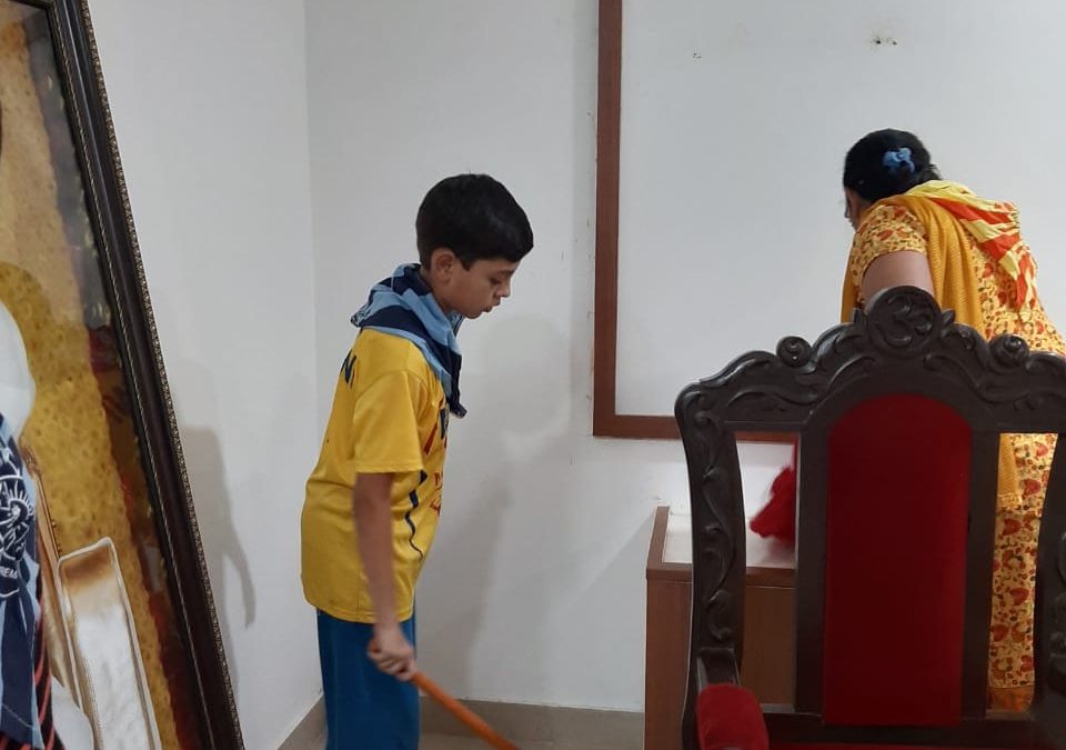 Manikonda samithi of Ranga Reddy district (Telangana) does Seva