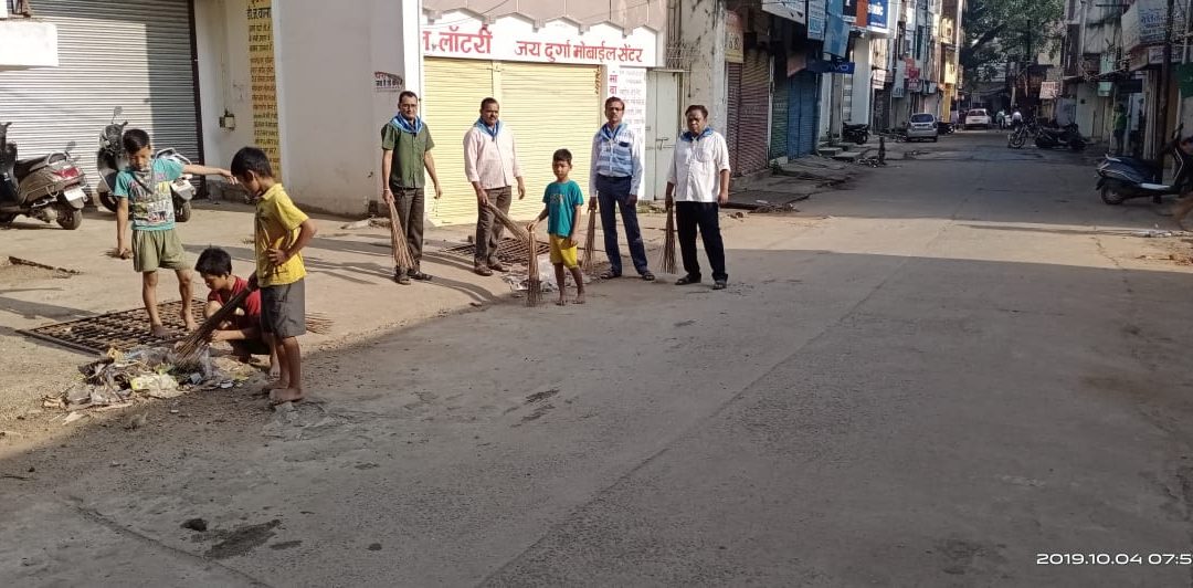 Gondia samithi of Gondia district (Maharashtra) does Seva