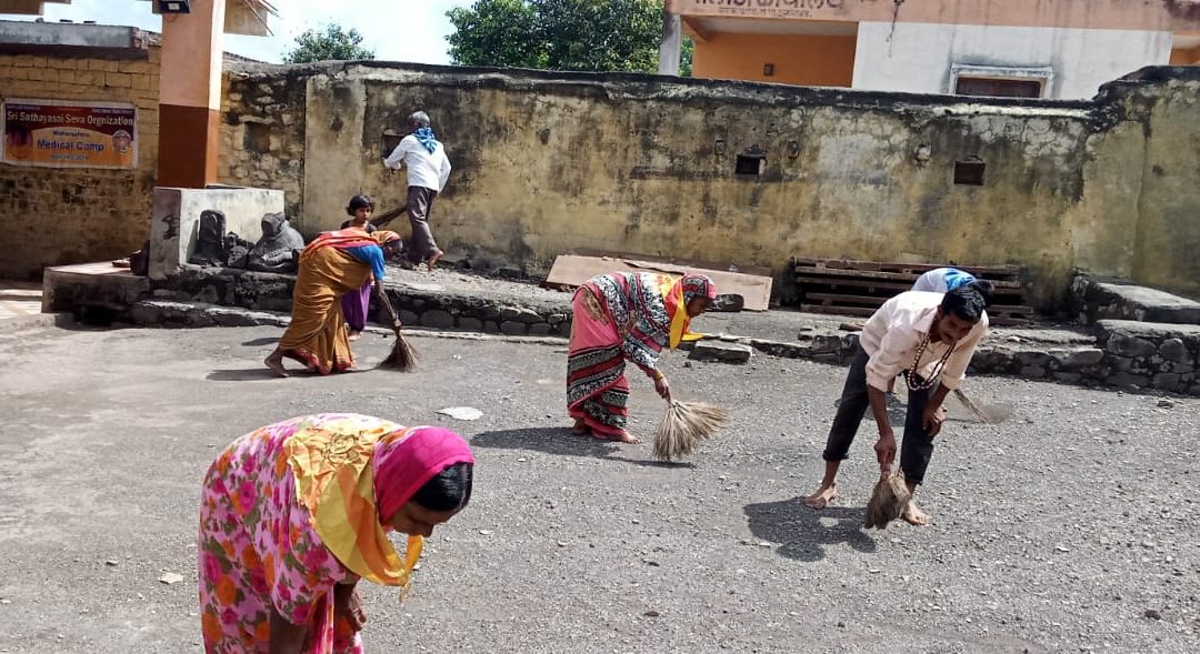 Ghatshendra samithi of Aurangabad district (Maharashtra) does Seva