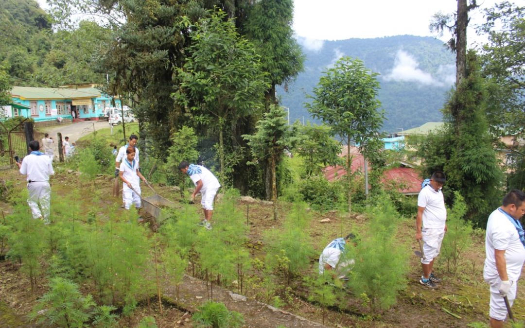 Temi samithi of WEST district (Sikkim) does Seva