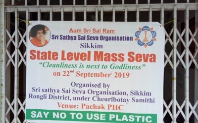 Daramding samithi of SOUTH district (Sikkim) does Seva