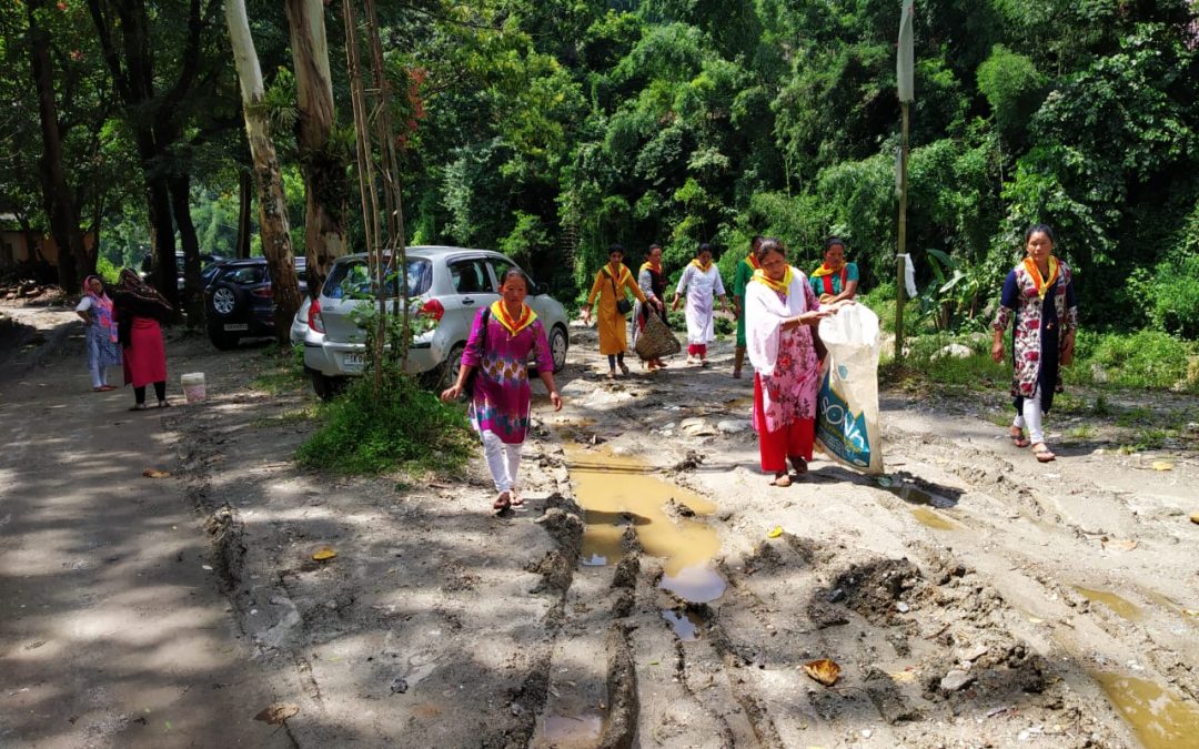 Chhakkalay samithi of SOUTH district (Sikkim) does Seva