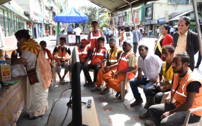 Namchi samithi of SOUTH district (Sikkim) does Seva