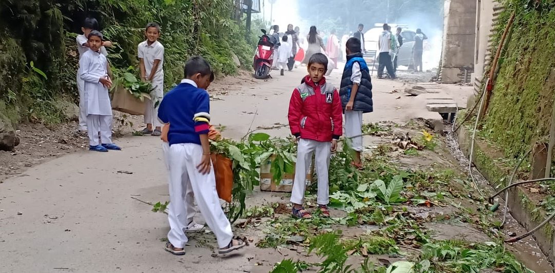 TAKDAH CANTONEMENT samithi of DARJEELING(NORTH) district (West Bengal) does Seva