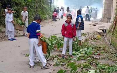 TAKDAH CANTONEMENT samithi of DARJEELING(NORTH) district (West Bengal) does Seva