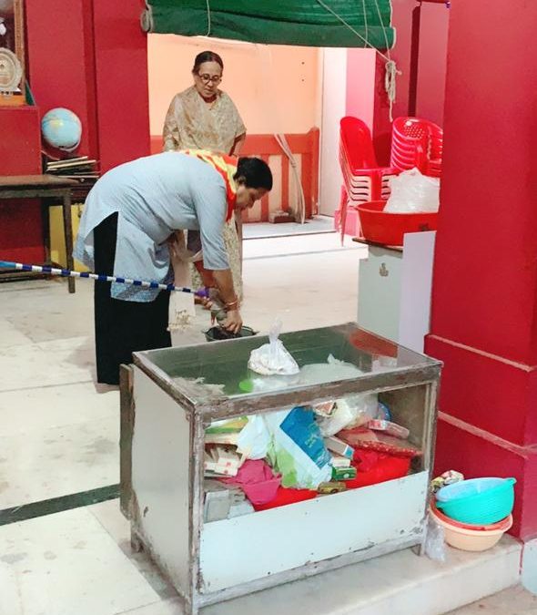 KALIGHAT samithi of KOLKATA district (West Bengal) does Seva
