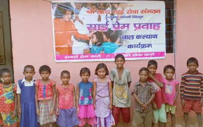 Helping Village Children on Health & Hygiene-Mahila Vibhag-Jharkhand
