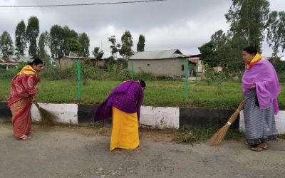Moirang samithi of Bishnupur district (Manipur) does Seva