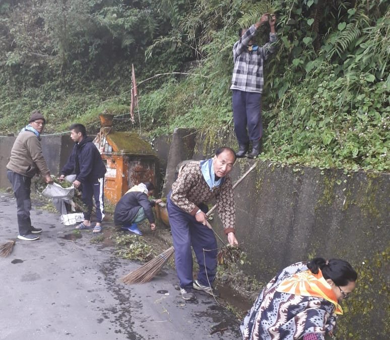 GHOOM JOREBUNGLOW samithi of DARJEELING(NORTH) district (West Bengal) does Seva