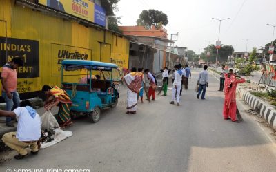JATESWAR samithi of JALPAIGURI district (West Bengal) does Seva